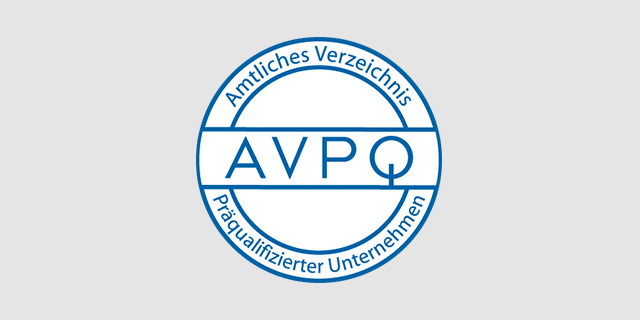 Logo amtlichen Verzeichnis präqualifizierter Unternehmen